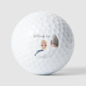 Best Grandpa Ever Custom Photo Script Moderne Golfballen (Voorkant)