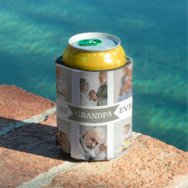 Best Grandpa Ever | Custom Photos Can Cooler 
