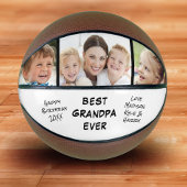 Best Grandpa Ever Foto gepersonaliseerd Basketbal