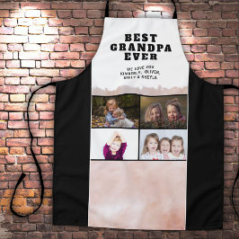 Best Grandpa Ever Grandchildren 4 Photo Collage Schort