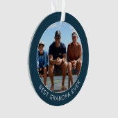 Best Grandpa Ever Keepomwille Photo Ornament (voorkant)