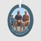 Best Grandpa Ever Keepomwille Photo Ornament (voorkant)