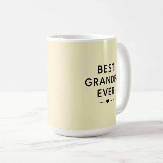 Best grandpa ever koffiemok (Voorkant rechts)
