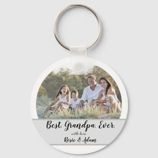 Best Grandpa ever ! love personalize Sleutelhanger (Voorkant)