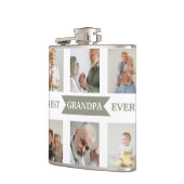Best Grandpa Ever – Personalized Photos Flask Heupfles (Links)