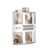 Best Grandpa Ever – Personalized Photos Flask Heupfles (Rechts)