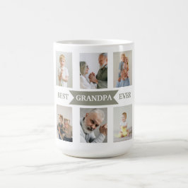 Best Grandpa Ever – Personalized Photos Mug Koffiemok