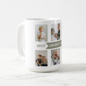Best Grandpa Ever – Personalized Photos Mug Koffiemok (Voorkant links)