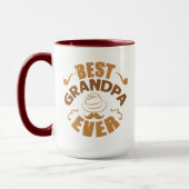 Best Grandpa Ever - Pet en Pipe Illustratie Mok (Links)