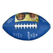 Best Grandpa Ever Photo American Football (Voorkant)