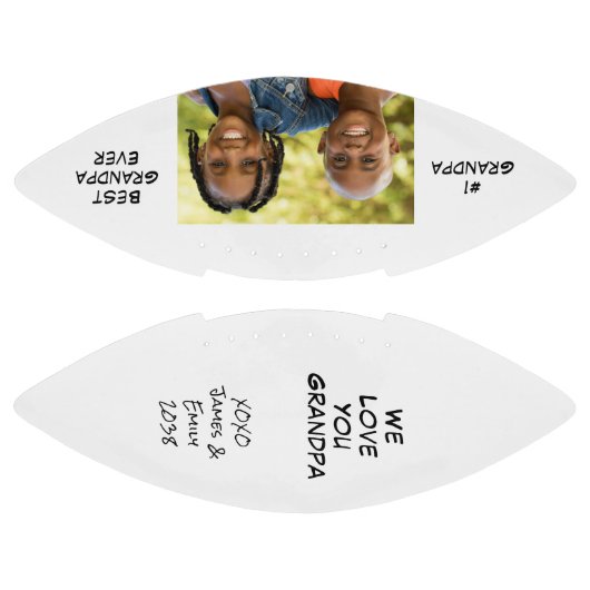 Best Grandpa Ever Photo American Football (Panelen)