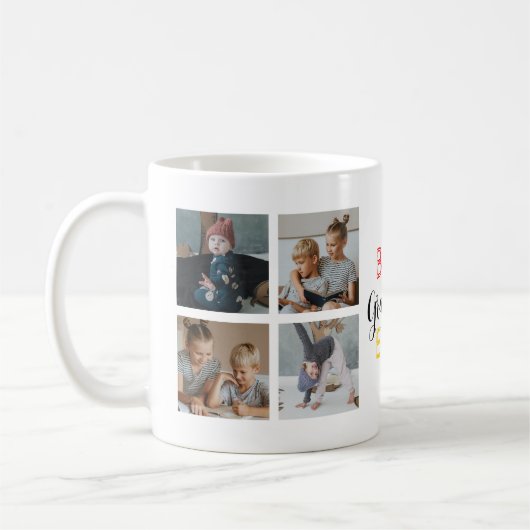 Best Grandpa Ever Photo Coffee Mok (Links)