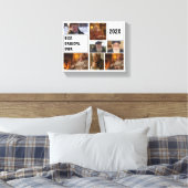 Best Grandpa Ever Photo Collage and Custom Text Canvas Afdruk (Insitu (Slaapkamer))