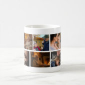 Best Grandpa Ever Photo Collage and Custom Text Koffiemok (Center)