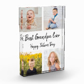 Best Grandpa Ever Photo Collage Vaderdag Fotoblokken (Links)