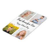 Best Grandpa Ever Photo Collage Vaderdag Magneet (Linkerzijde)