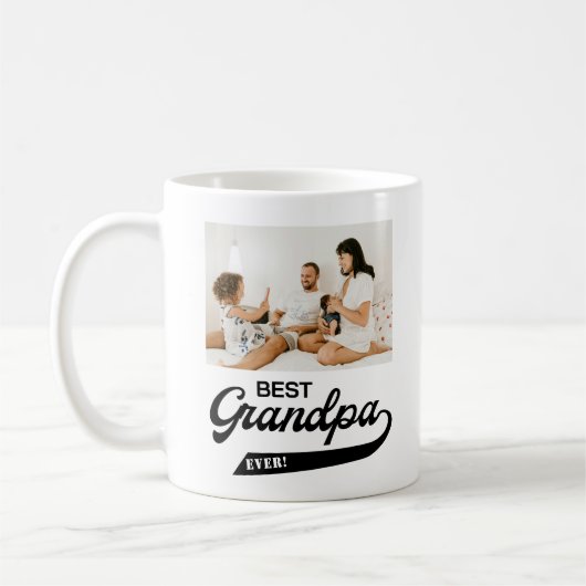 Best Grandpa Ever Photo Koffiemok (Links)