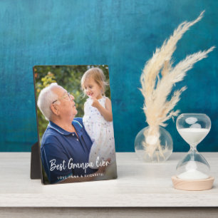 Best Grandpa Ever Photo Plaque Fotoplaat