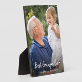 Best Grandpa Ever Photo Plaque Fotoplaat (Zijkant)