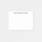 BEST GRANDPA EVER POST-IT® NOTES (Voorkant)