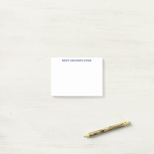 BEST GRANDPA EVER POST-IT® NOTES (Op bureau)