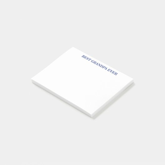 BEST GRANDPA EVER POST-IT® NOTES (Schuin)