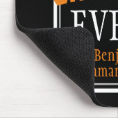 Best Grandpa Ever Typography Black Muismat (Hoek)