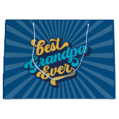 Best Grandpa Ever Vaderdag Groot Cadeauzakje (Voorkant)