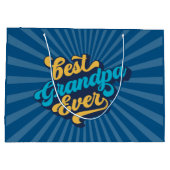 Best Grandpa Ever Vaderdag Groot Cadeauzakje (Achterkant)