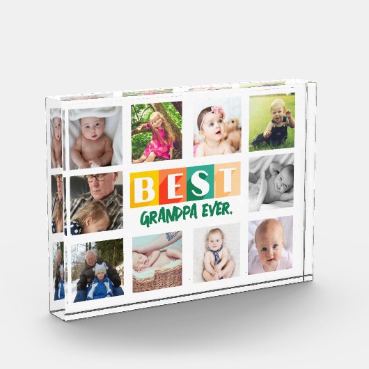 BEST GRANDPA Foto Collage Aangepast Modern (Links)