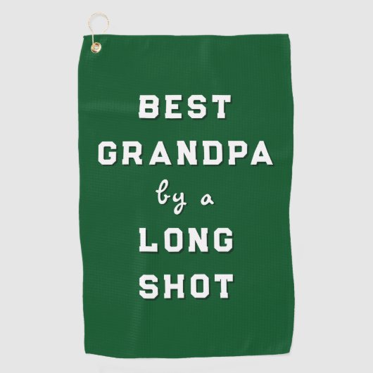 Best Grandpa Gift Golf Towel Golfhanddoek (Voorkant)