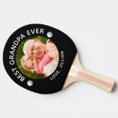 BEST GRANDPA OOIT Foto gepersonaliseerd Tafeltennisbatje (Zijkant)