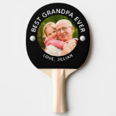 BEST GRANDPA OOIT Foto gepersonaliseerd Tafeltennisbatje (Voorkant)