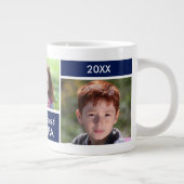 Best Grandpa Photo Collage ter wereld Grote Koffiekop (Rechts)