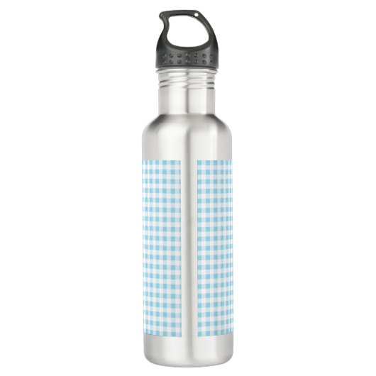 Best Grandpa Photo Personalized Blue Pset Waterfles (Achterkant)