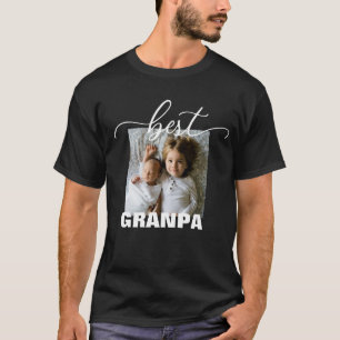 Best GRANDPA Photo Vaderdag T-Shirt