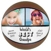 Best Grandpa Photo van de wereld Basketbal (Voorkant)