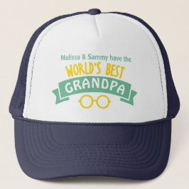 Best Grandpa Trucker Hat ter wereld Trucker Pet