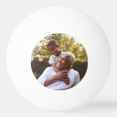 Best Grandpa Vaderdag Foto van de wereld Pingpongbal (Voorkant)
