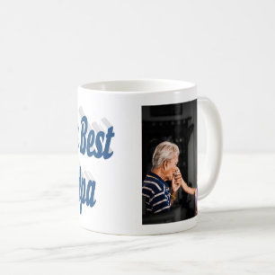 Best Grandpa zee blue text Koffiemok
