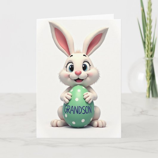 Best Grandson Easter Card Kaart (Voorkant)