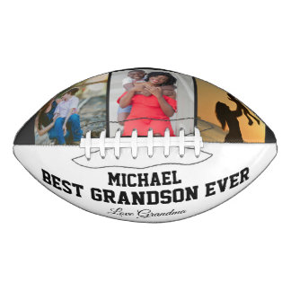 Best Grandson Ever Sports Valentines Day Player American Football