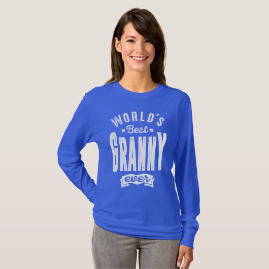 Best Granny Ever T-shirt (Voorkant volledig)