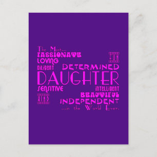 Best & Greastest Daughters Birthdays : Kwaliteit Briefkaart