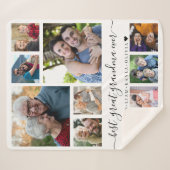 Best Great Grandma Ever 10 Photo Collage  Sherpa Deken (Voorkant (horizontaal))