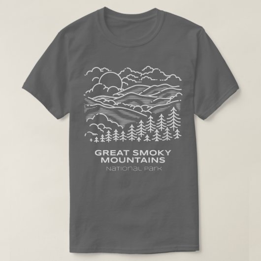 Best Great Smoky Mountains National Park Hike T-shirt (Design voorkant)