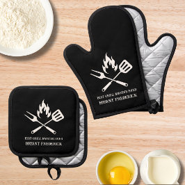 Best Grill Master Dad Vaderdag Special Ovenwant & Pannenlap Set