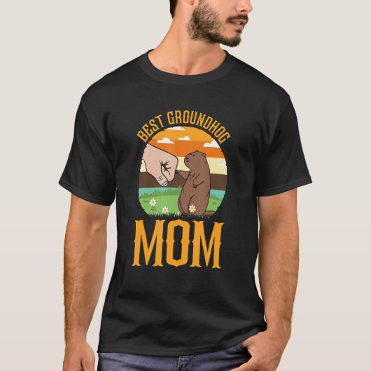 Best Groundhog Mom Ever Early Spring Groundhog Day T-shirt (Voorkant)