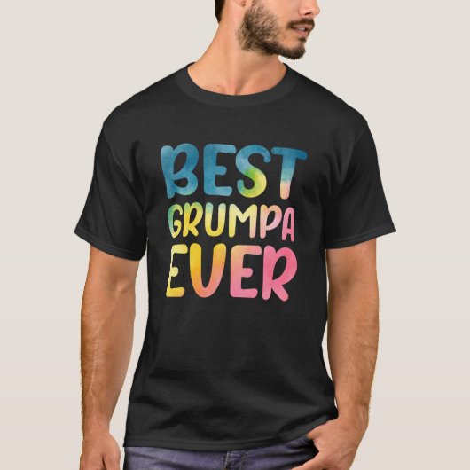 Best Grumpa Ever Father's Day Grumpa T-shirt (Voorkant)