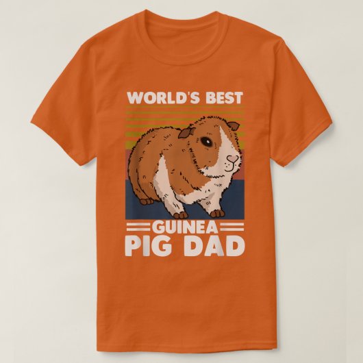 Best GUINEA PIG Dad Cute Pet Love T-shirt (Design voorkant)